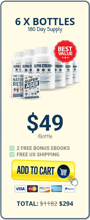 Alpha Stream Plus 6 bottle